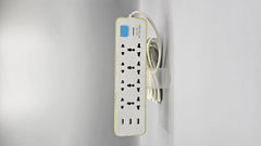8-Socket + 3-USB Wire Extension
