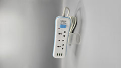 Heavy Duty 3-Socket + 2-USB Wire Extension NK-483U 2500W