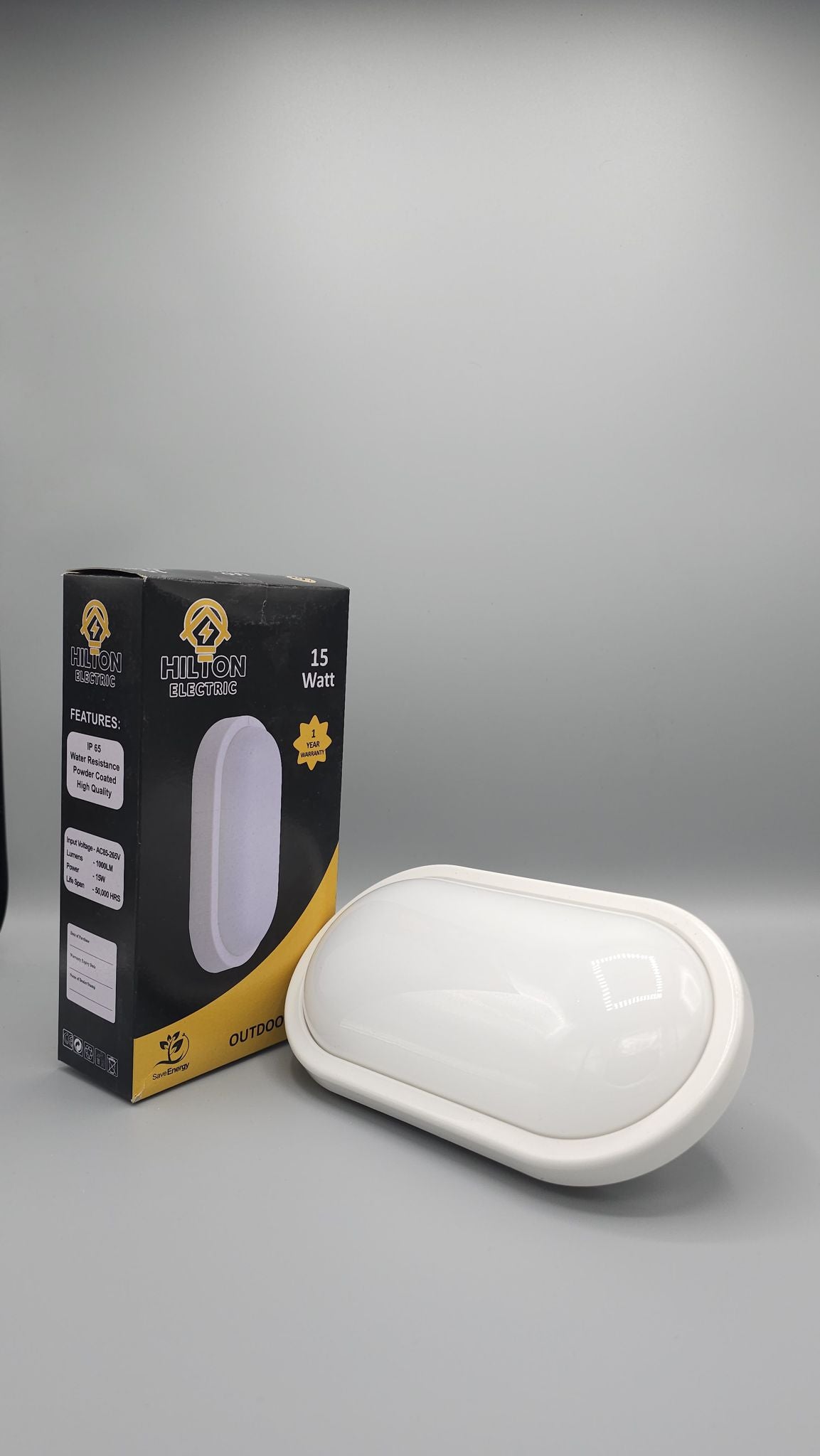 15 Watt Bulkhead Outdoor Light