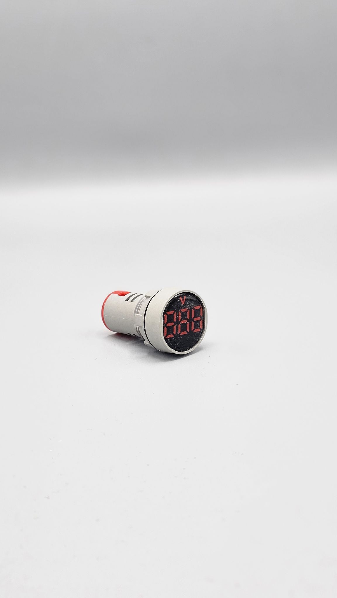 Voltmeter Panel Digital Indicator Round Shape